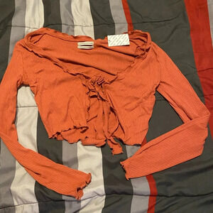 Urban Outfitters Orange Long Sleeve